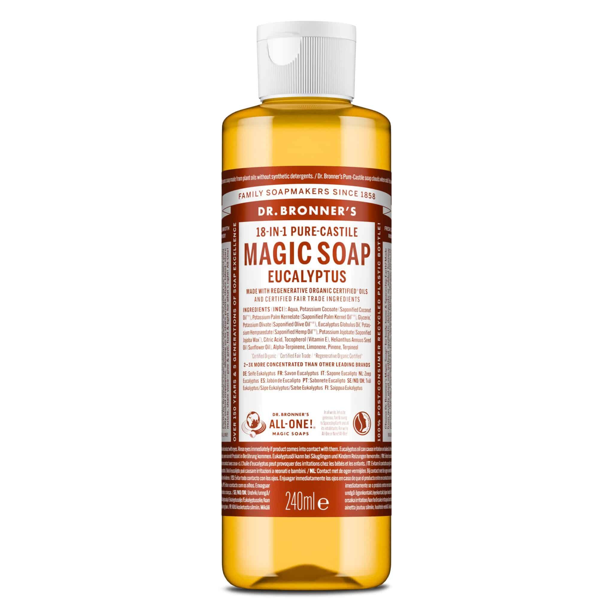 Magic Soap Eukalyptus, Dr. Bronner's, 240ml