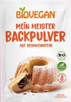 Meister Backpulver, Biovegan, 3x17g Bio
