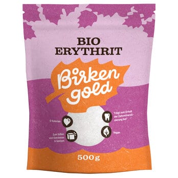 Erythrit, Birkengold, 500g Bio